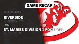 Recap: Riverside  vs. St. Maries Division 1 Football 2015