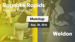 Matchup: Roanoke Rapids vs. Weldon 2016