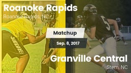 Matchup: Roanoke Rapids vs. Granville Central  2017
