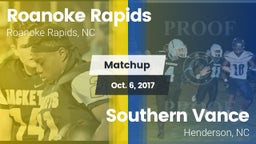 Matchup: Roanoke Rapids vs. Southern Vance  2017