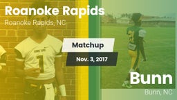 Matchup: Roanoke Rapids vs. Bunn  2017