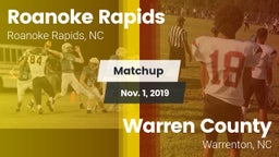 Matchup: Roanoke Rapids vs. Warren County  2019