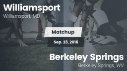 Matchup: Williamsport vs. Berkeley Springs  2016