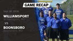 Recap: Williamsport  vs. Boonsboro  2016