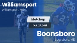 Matchup: Williamsport vs. Boonsboro  2017