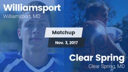 Matchup: Williamsport vs. Clear Spring  2017