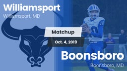Matchup: Williamsport vs. Boonsboro  2019