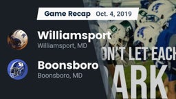 Recap: Williamsport  vs. Boonsboro  2019