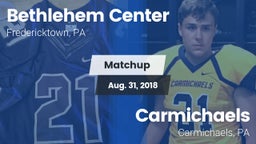 Matchup: Bethlehem Center vs. Carmichaels  2018