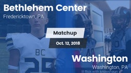 Matchup: Bethlehem Center vs. Washington  2018