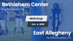 Matchup: Bethlehem Center vs. East Allegheny  2019