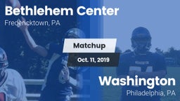 Matchup: Bethlehem Center vs. Washington  2019