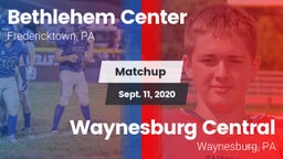 Matchup: Bethlehem Center vs. Waynesburg Central  2020