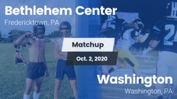 Matchup: Bethlehem Center vs. Washington  2020