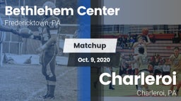 Matchup: Bethlehem Center vs. Charleroi  2020