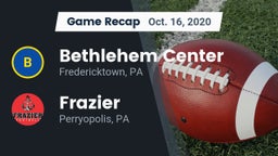 Recap: Bethlehem Center  vs. Frazier  2020