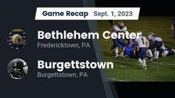 Recap: Bethlehem Center  vs. Burgettstown  2023
