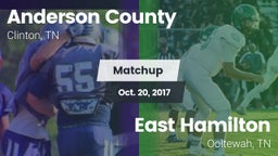 Matchup: Anderson County vs. East Hamilton  2017