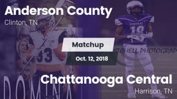 Matchup: Anderson County vs. Chattanooga Central  2018