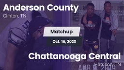 Matchup: Anderson County vs. Chattanooga Central  2020