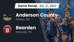 Recap: Anderson County  vs. Bearden  2022