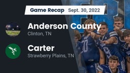 Recap: Anderson County  vs. Carter  2022