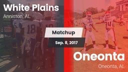 Matchup: White Plains vs. Oneonta  2017