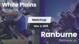 Matchup: White Plains vs. Ranburne  2018