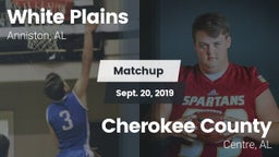 Matchup: White Plains vs. Cherokee County  2019