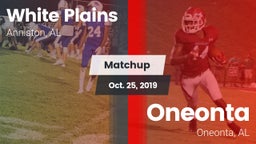 Matchup: White Plains vs. Oneonta  2019