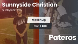 Matchup: Sunnyside Christian vs. Pateros 2019