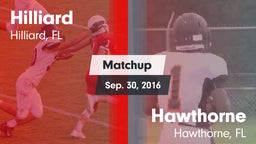Matchup: Hilliard vs. Hawthorne  2016