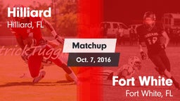 Matchup: Hilliard vs. Fort White  2016