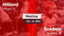 Matchup: Hilliard vs. Baldwin  2016