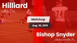 Matchup: Hilliard vs. Bishop Snyder  2019