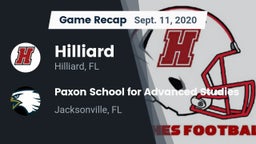 Recap: Hilliard  vs. Paxon School for Advanced Studies 2020