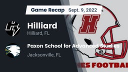 Recap: Hilliard  vs. Paxon School for Advanced Studies 2022
