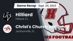 Recap: Hilliard  vs. Christ's Church Academy 2023