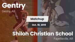 Matchup: Gentry vs. Shiloh Christian School 2019