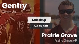 Matchup: Gentry vs. Prairie Grove  2019