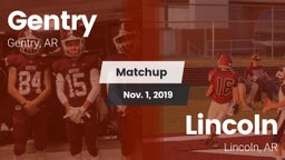 Matchup: Gentry vs. Lincoln  2019