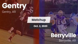 Matchup: Gentry vs. Berryville  2020