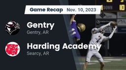 Recap: Gentry  vs. Harding Academy  2023
