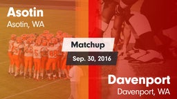 Matchup: Asotin vs. Davenport  2016