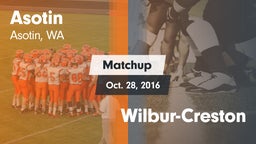 Matchup: Asotin vs. Wilbur-Creston 2016