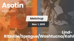 Matchup: Asotin vs. Lind-Ritzville/Sprague/Washtucna/Kahlotus 2019