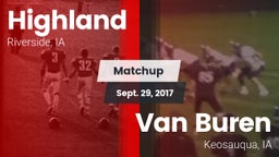 Matchup: Highland vs. Van Buren  2017