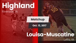 Matchup: Highland vs. Louisa-Muscatine  2017