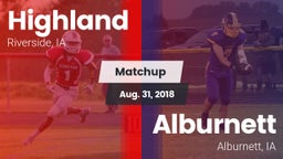 Matchup: Highland vs. Alburnett  2018