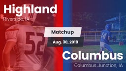 Matchup: Highland vs. Columbus  2019